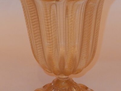 1970' Murano Foot-Shaped Vase in The Style of  Barovier i Toso