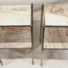 1970' Paire de Tables avec Marbre Maison Baguès – Image 6
