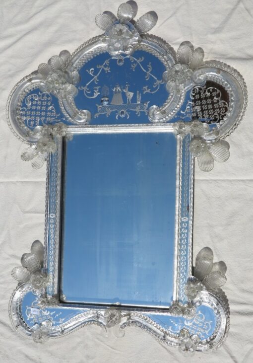 1950/70' Romantic Mirror Murano