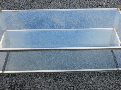 Coffee table Pierre Vandel color frost crystal