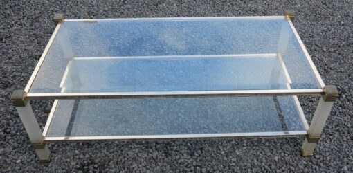Coffee table Pierre Vandel color frost crystal