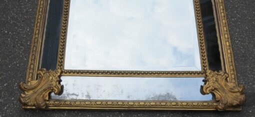 Miroir style Régence à Coquille Glaces Mercure Parecloses Doré à l'Or 123 x 87 cm – Image 5