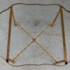 1940/50 Coffee Table Tray Lacquer of China Maison Bagués in Brass Bambou Deco - Image 5
