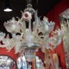 1950'  Chandelier Murano Blue Opalescent colour 6 lights - Image 3