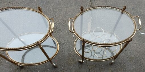 1970' Pair Gilted bronze troll rolling bar  Maison Bagués - Image 2