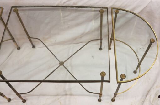 Tripartite table top in glass style Maison Bagués - Image 3