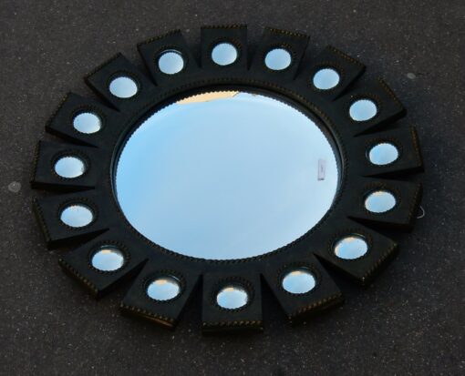 1970/80' Miroir convexe avec ses 16 petits miroirs convexes – Image 4