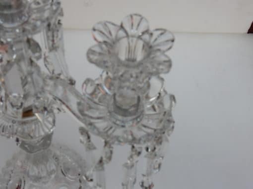 1900' Pair of Candlesticks Baccarat - Image 7