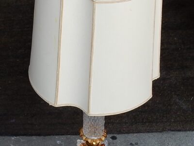1970 Lamp in crystal and brass