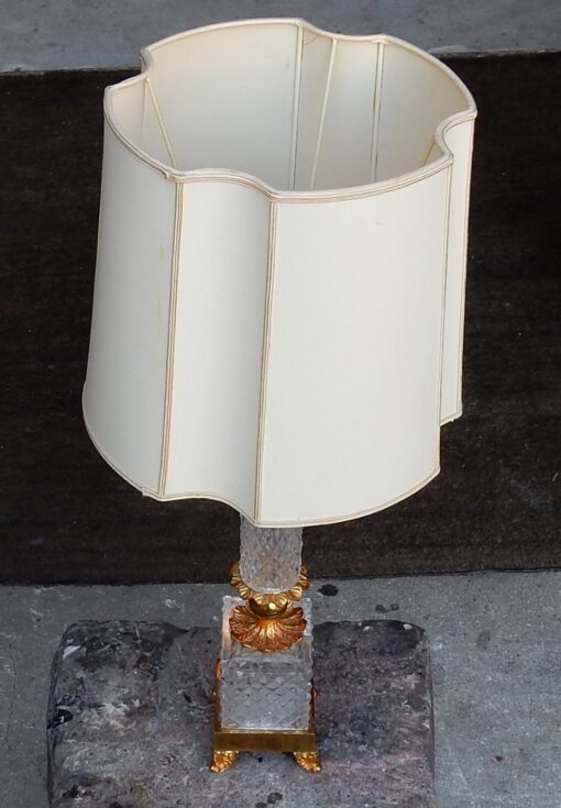 1970 Lamp in crystal and brass
