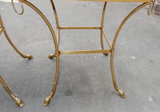 1970' Paire de Guéridons Octogonaux Jacques Charpentier – Image 8