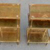 950/70' Pair  of stools or Ends of Sofa  Maison Bagués,with gold leaf ,30 X 38,5 cm - Image 2