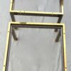 Paire de  bouts de canapés laiton et bronze Style Charles 70 – Image 4