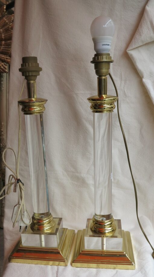 1970' Paire De Lampes Altuglass