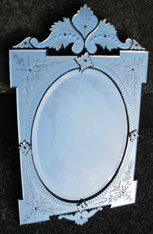 1950' Miroir Vénitien Pareclose
