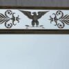 Mirror with guilted frame of Empire style in the églomised attributes - Image 6