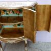 1970' Buffet Arbaléte 4 Portes Bois Doré Style Renaissance Italienne – Image 7