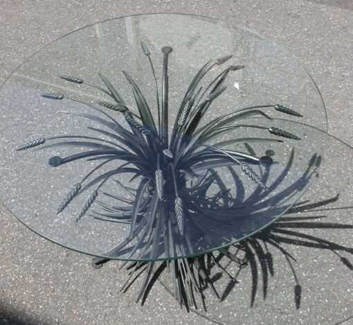 Paire de tables gerbe de blé – Image 3