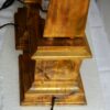 1970' Paire de Lampes Obelisques en Laiton Style Maison Jansen – Image 5