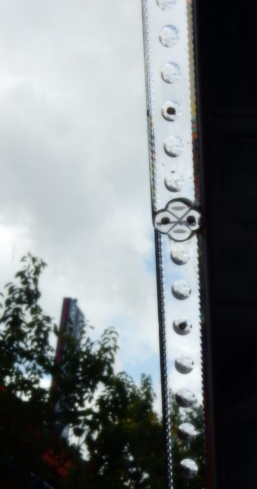 1900' Miroir Venise A Bulles 71,5 X 200 cm – Image 3