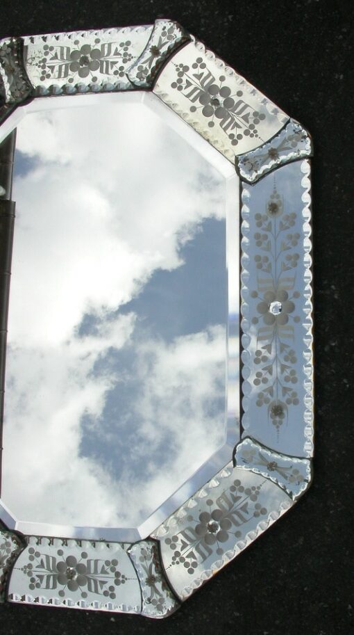 Miroir vénitien octogonal – Image 5