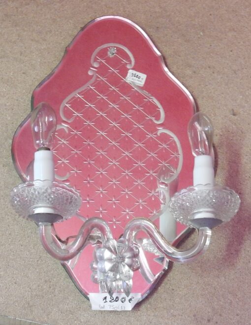 1960/70' Paire d  Appliques  En Miroir De Venise – Image 6