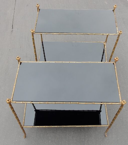 1970 Pair Of Tables in Bronze Maison Charles 74 X 38 cm - Image 7