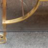 1950/70 'Brass Rolling Bar With Sliding Trays Style Maison  Jansen - Image 8