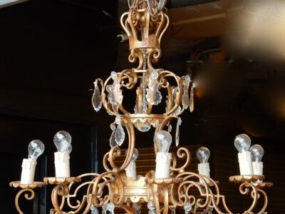 1950'  Medieval Chandelier in the Style of Maison Jansen