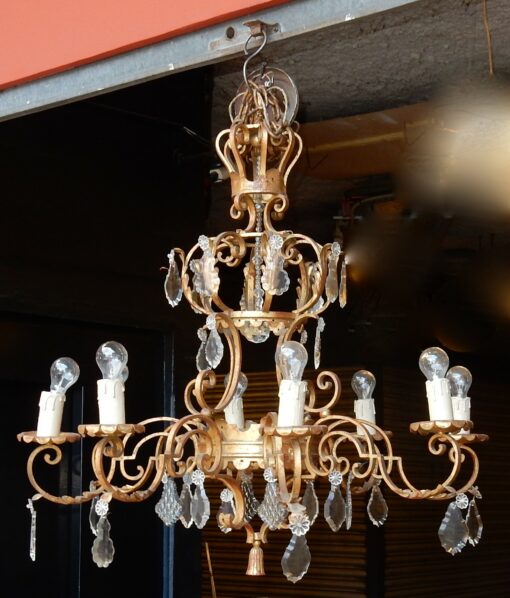 1950'  Medieval Chandelier in the Style of Maison Jansen