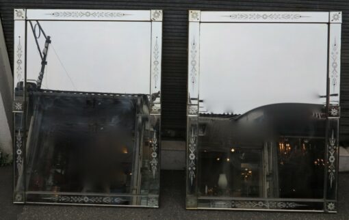 1900' Pair of Mirrors Venice 160 X 120 cm - Image 7