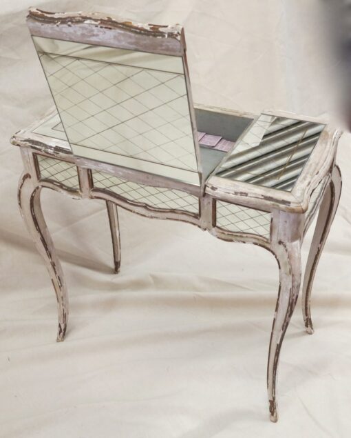 Coiffeuse de style Louis 15  ornée de miroirs églomisés – Image 6