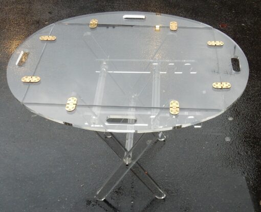 1970' Table de Marine Altuglas à Hauteur Réglable