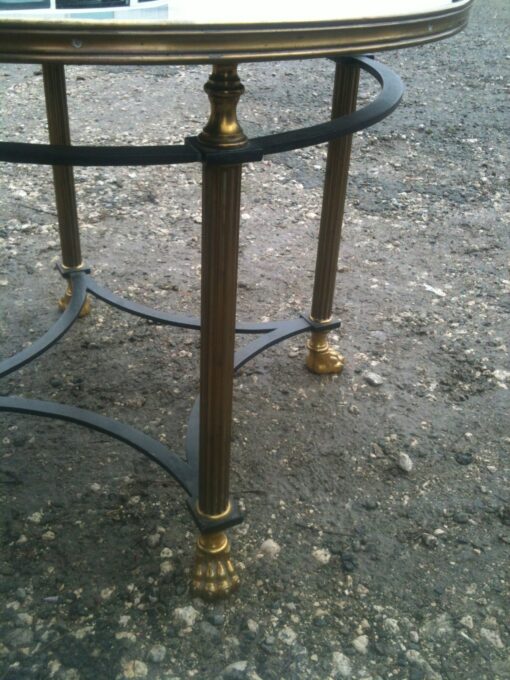1950' Guéridon or coffee table st Jansen legs of lion - Image 3