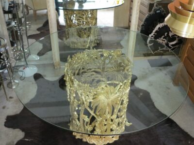 2010 ' Table in gilted bronze ' Jungle' by Jean Boggio