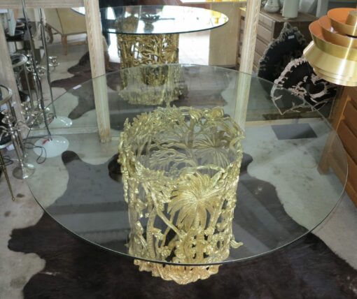 2010 ' Table in gilted bronze ' Jungle' by Jean Boggio