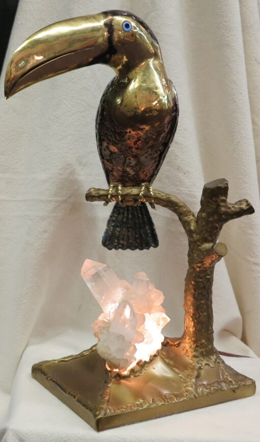 Lamp in the Toucan Duval Brasseur with quartz