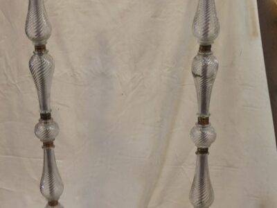 Pair of floor lamp Venice and wrought iron