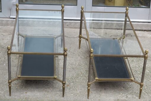 1970' Pair of Coffee Table Maison Jansen 93 x 48 cm - Image 4