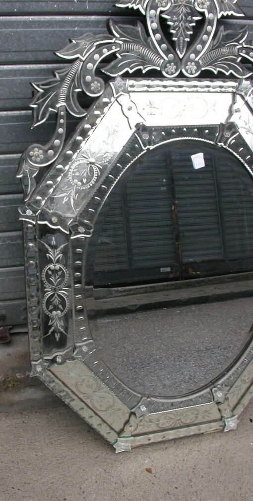 Miroir Vénitien Octogonal et Ovale 84 x130 Cm – Image 4