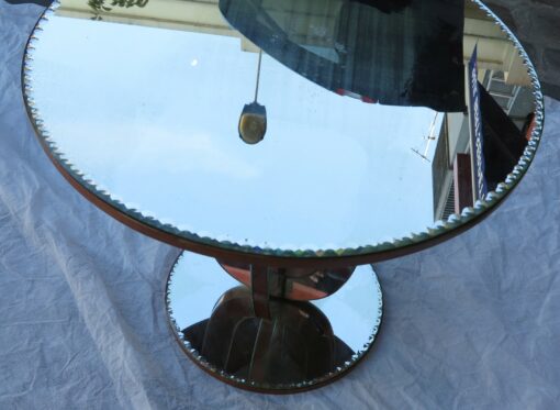 Pedestal table art deco mirror - Image 5