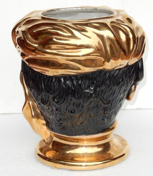 1950/70' Hides ceramic jar has decoration Nubian' Head - Image 5