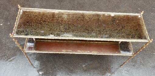 1970 Console or Shelf in Bronze Maison Charles 114 X 31 cm - Image 5