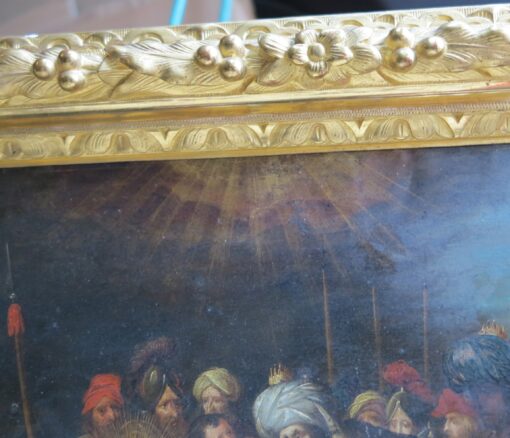 Nativité,huile sur cuivre,attribué a Frans Francken le jeune – Image 6
