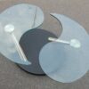 1980/2000 Table Basse Modulable Draenert-Studio par Georg Appelshauser au Symbole du Yin et le Yang  ou Taï Chi – Image 5