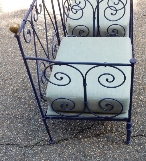 1900' Paire de Fauteuils en Fer Forgé – Image 5