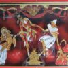Comedia del Arte > églomisé glass panel