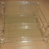 1970' Coffee Table in Lucite ROMÉO  Size  1m00 X 1m00  + 2 Ends of Sofa Same Model - Image 3