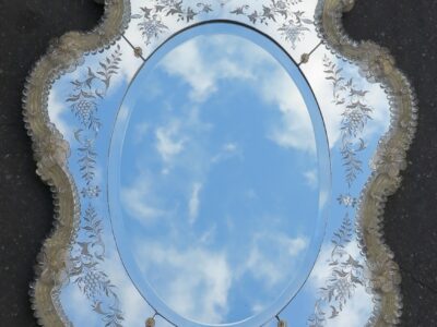 1950/70 Mirror Murano in birds Lyre