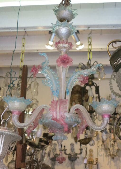 Lustre Murano tricolore